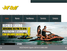 Tablet Screenshot of jetboat.cl